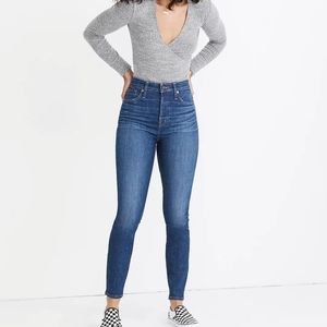 Madewell Curvy High-Rise Skinny Jeans in Moreaux Wash